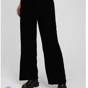 Gap High Rise Velvet Wide-Leg Pants